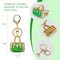 Wrapables Stylish Crystal Rhinestone Handbag Shaped Purse Charm Keychain, Green